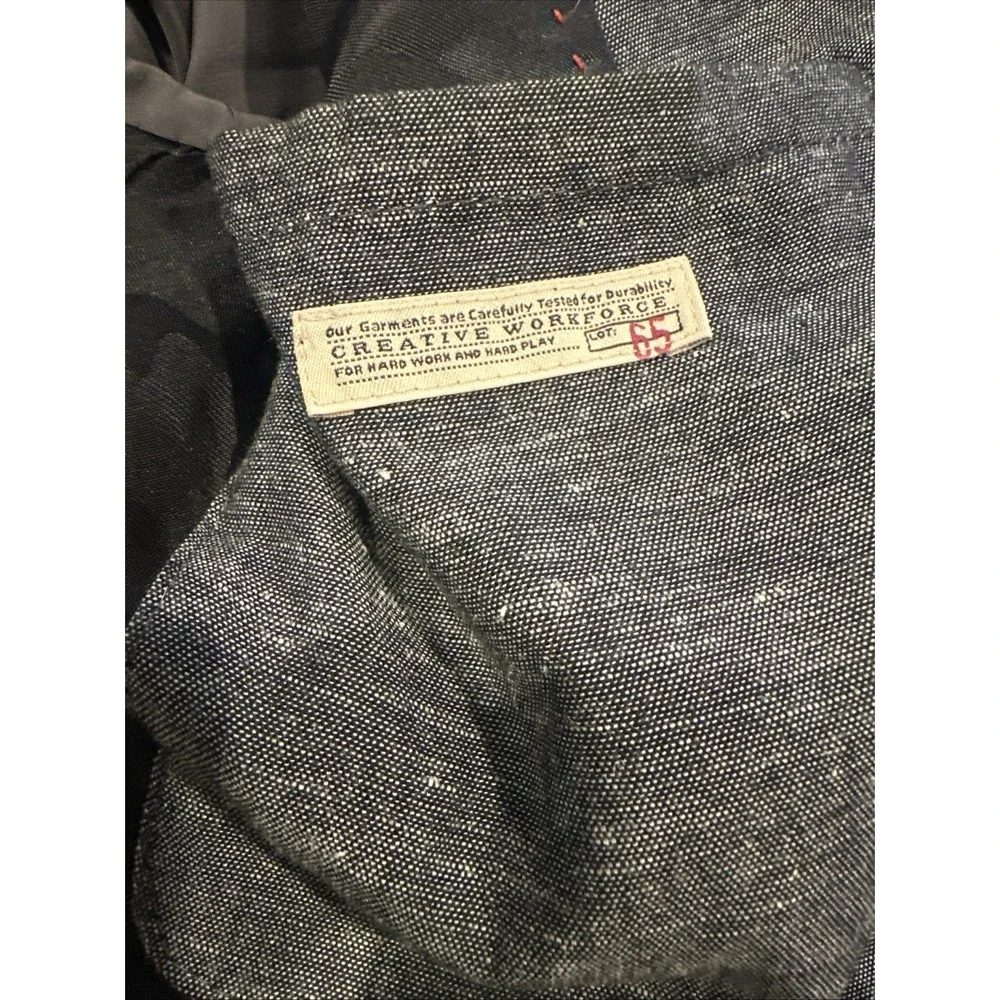 Howe Personal Jesus Slub Chambray Linen‎ Cotton Sport Coat Blazer Jacket Mens 44